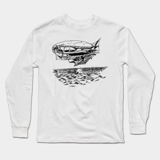 Airship at Sea Long Sleeve T-Shirt